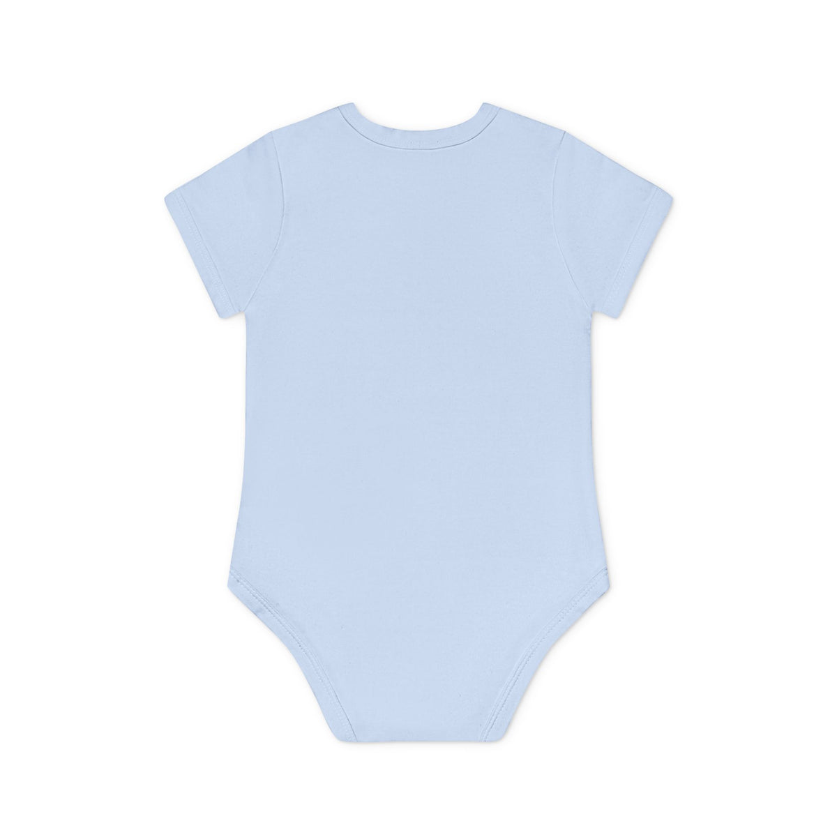 Victorian Angel with Cherubs Organic Cotton Short-Sleeve Baby Bodysuit