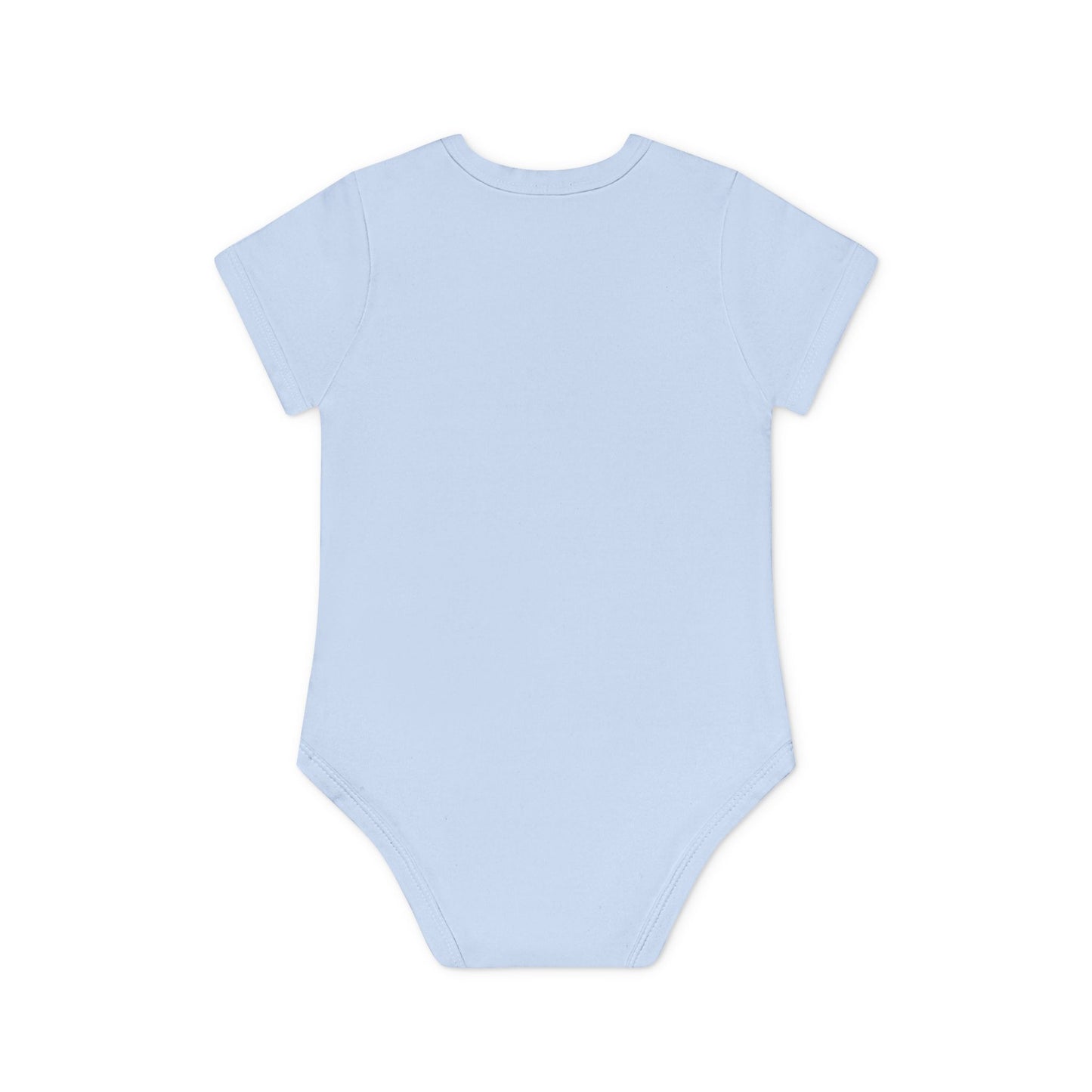 Praying Angels Under Church Bells Organic Cotton Short-Sleeve Baby Bodysuit