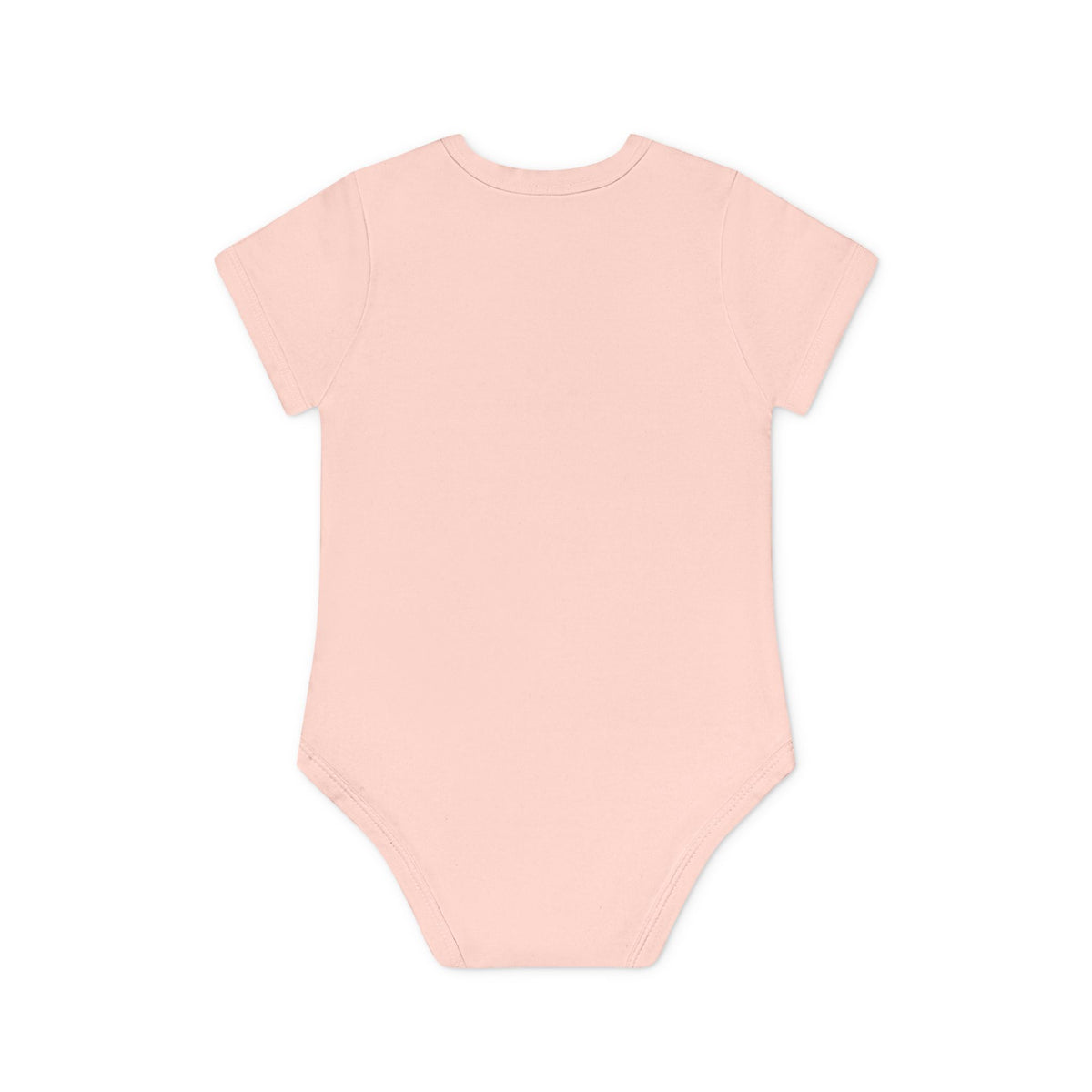 Praying Angels Under Church Bells Organic Cotton Short-Sleeve Baby Bodysuit