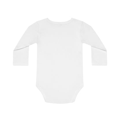 Victorian Organics baby bodysuit cotton long sleeve heavenly angel art