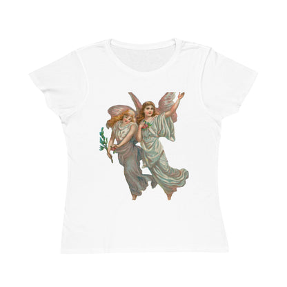 Victorian Organics Women's T-Shirt Cotton Short Sleeve Heavenly Angels