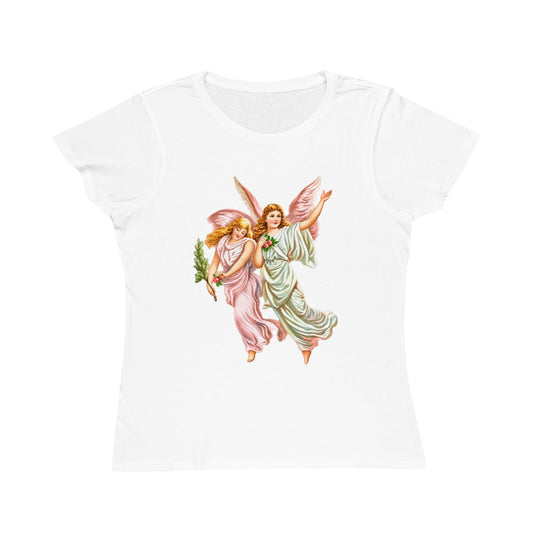 Heavenly Angel Art Organic Cotton Women’s Short-Sleeve T-Shirt