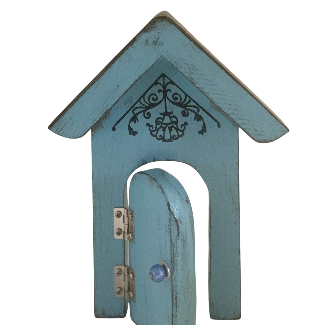 Fairy Door Handmade of Reclaimed wood for Garden Decor