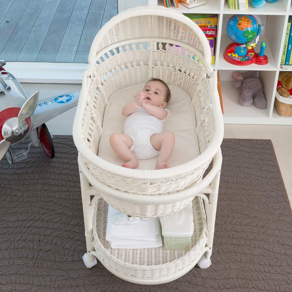 Naturepedic Organic Cotton Baby Bassinet Cradle Mattress