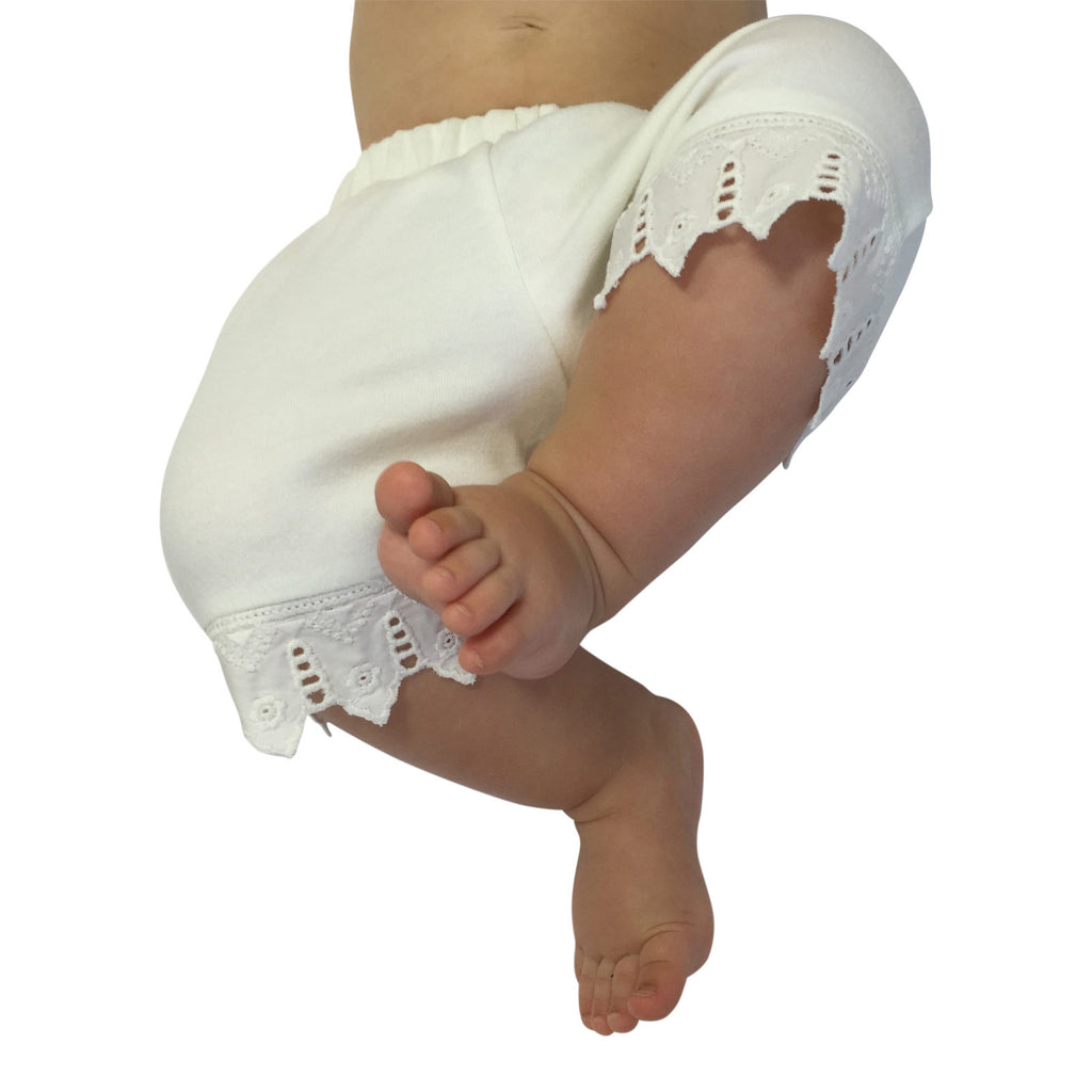 Baby Bloomer Pant - Victorian Style Organic Cotton Lace Diaper Cover –  Victorian Organics