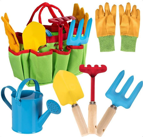 Little Gardener Tool Set with Garden Tools Bag for Kids Gardening